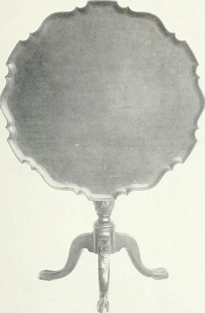An illustration from Illustrated catalogue of a notable collection of beautiful English furniture of the XVII and XVIII centuries, 1910, leaf 266
