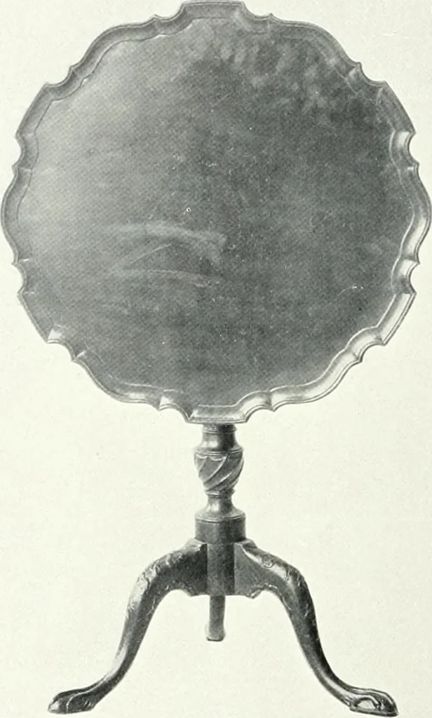 An illustration from Illustrated catalogue of a notable collection of beautiful English furniture of the XVII and XVIII centuries, 1910, leaf 267