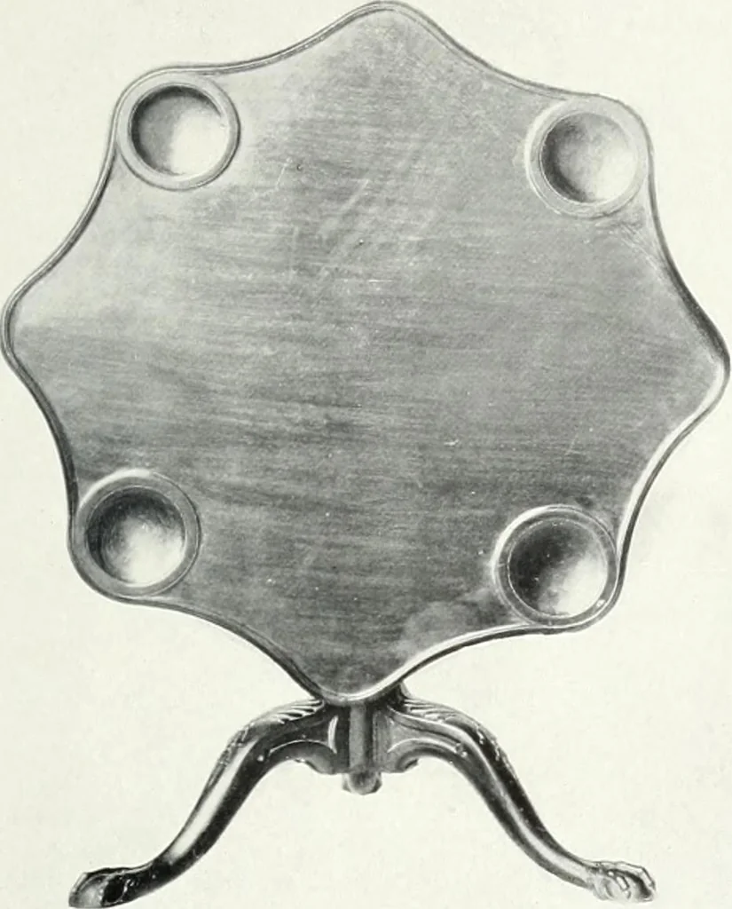 An illustration from Illustrated catalogue of a notable collection of beautiful English furniture of the XVII and XVIII centuries, 1910, leaf 268