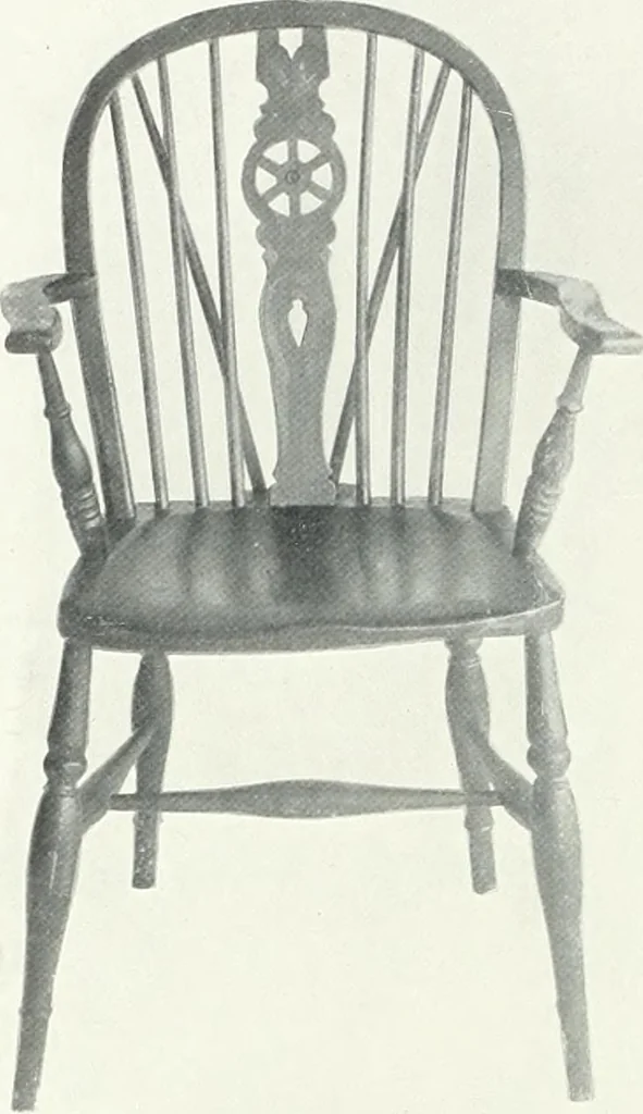 An illustration from Illustrated catalogue of a notable collection of beautiful English furniture of the XVII and XVIII centuries, 1910, leaf 27
