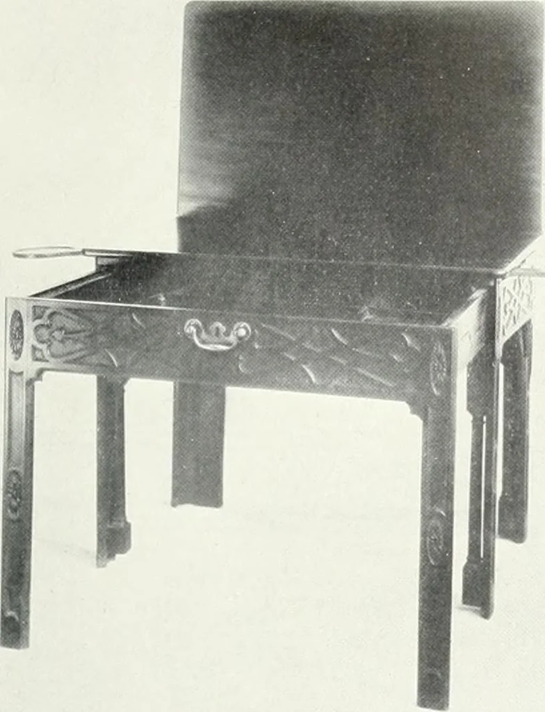 An illustration from Illustrated catalogue of a notable collection of beautiful English furniture of the XVII and XVIII centuries, 1910, leaf 270