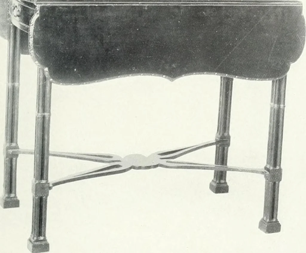 An illustration from Illustrated catalogue of a notable collection of beautiful English furniture of the XVII and XVIII centuries, 1910, leaf 272
