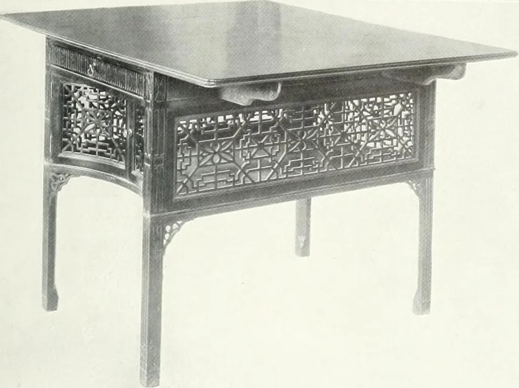 An illustration from Illustrated catalogue of a notable collection of beautiful English furniture of the XVII and XVIII centuries, 1910, leaf 274