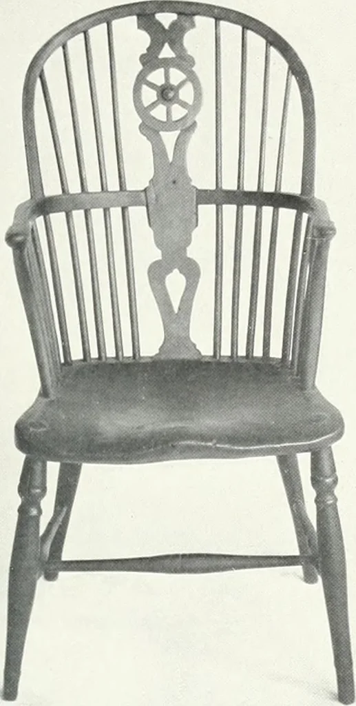 An illustration from Illustrated catalogue of a notable collection of beautiful English furniture of the XVII and XVIII centuries, 1910, leaf 28