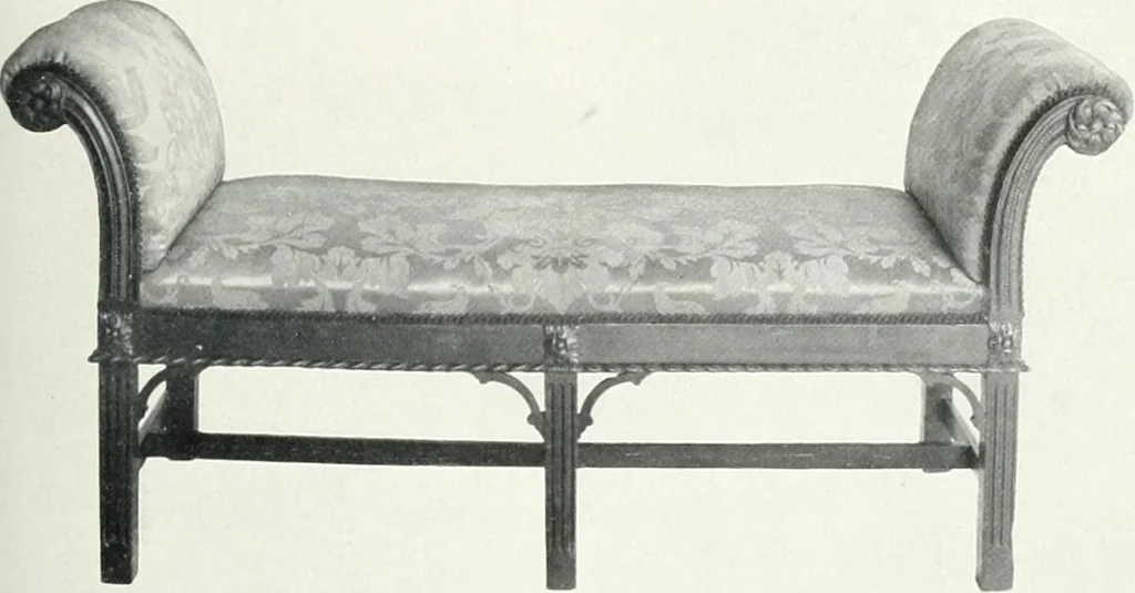 An illustration from Illustrated catalogue of a notable collection of beautiful English furniture of the XVII and XVIII centuries, 1910, leaf 280