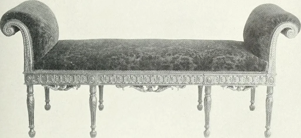 An illustration from Illustrated catalogue of a notable collection of beautiful English furniture of the XVII and XVIII centuries, 1910, leaf 282
