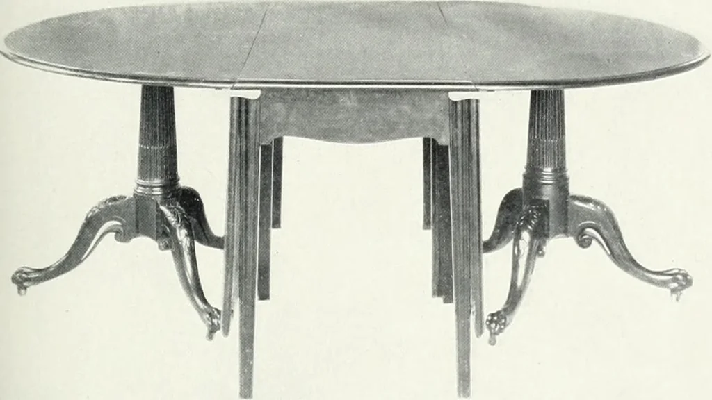 An illustration from Illustrated catalogue of a notable collection of beautiful English furniture of the XVII and XVIII centuries, 1910, leaf 292