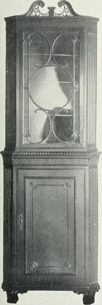 An illustration from Illustrated catalogue of a notable collection of beautiful English furniture of the XVII and XVIII centuries, 1910, leaf 296