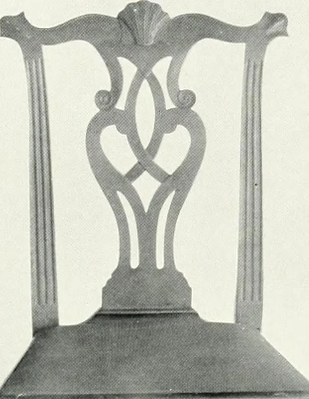 An illustration from Illustrated catalogue of a notable collection of beautiful English furniture of the XVII and XVIII centuries, 1910, leaf 302