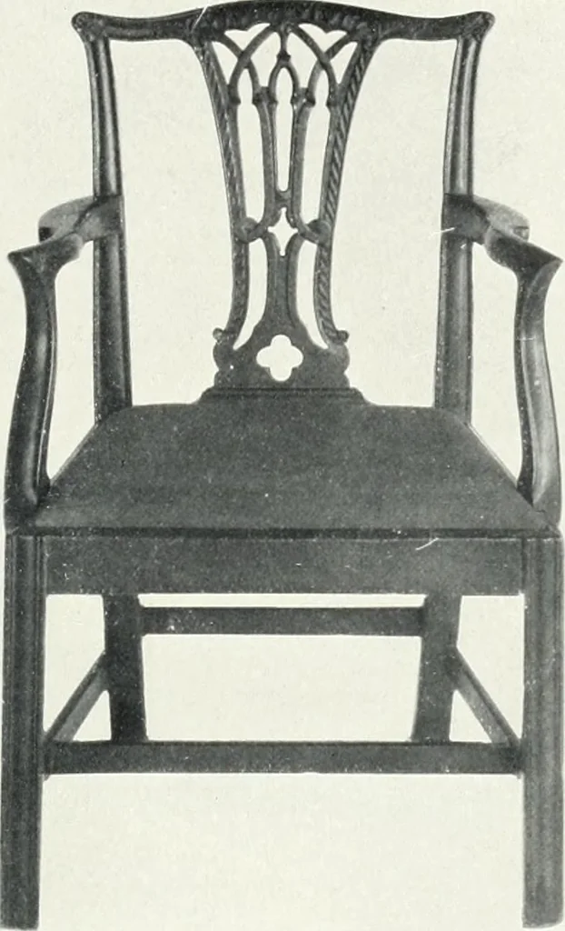 An illustration from Illustrated catalogue of a notable collection of beautiful English furniture of the XVII and XVIII centuries, 1910, leaf 310