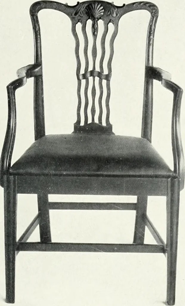 An illustration from Illustrated catalogue of a notable collection of beautiful English furniture of the XVII and XVIII centuries, 1910, leaf 312