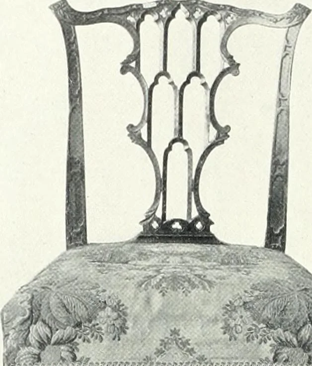 An illustration from Illustrated catalogue of a notable collection of beautiful English furniture of the XVII and XVIII centuries, 1910, leaf 313