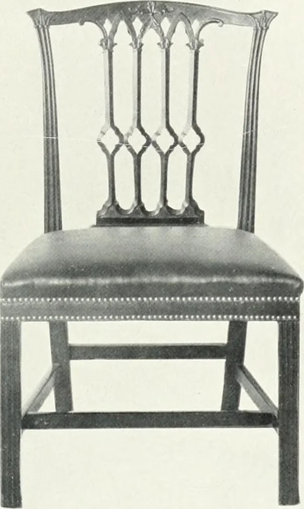 An illustration from Illustrated catalogue of a notable collection of beautiful English furniture of the XVII and XVIII centuries, 1910, leaf 316