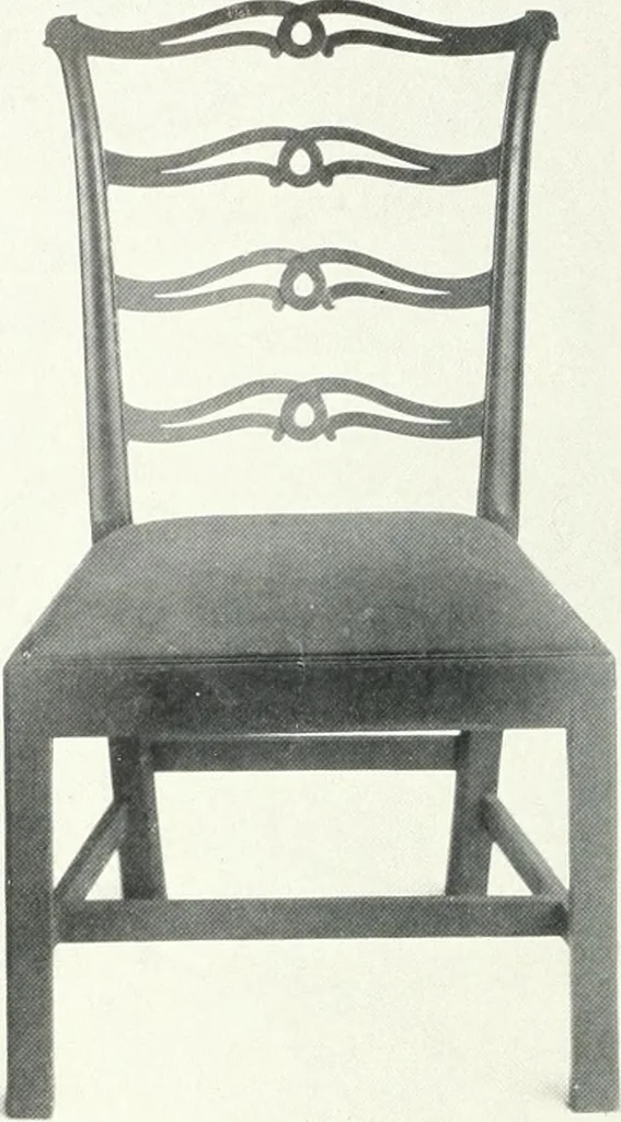 An illustration from Illustrated catalogue of a notable collection of beautiful English furniture of the XVII and XVIII centuries, 1910, leaf 323