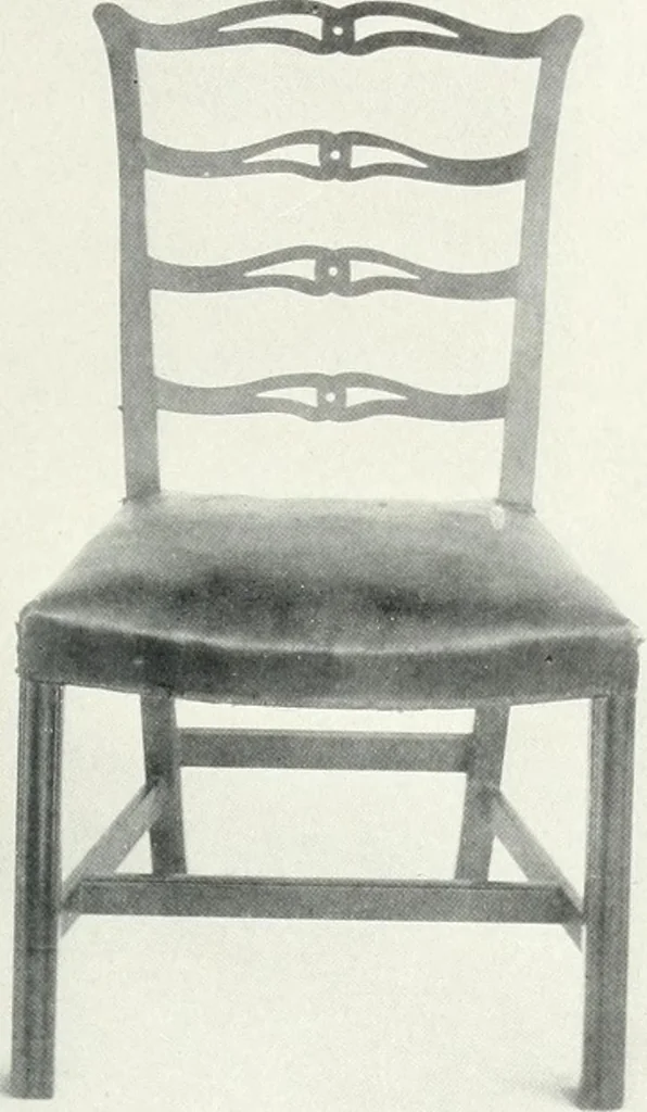 An illustration from Illustrated catalogue of a notable collection of beautiful English furniture of the XVII and XVIII centuries, 1910, leaf 324