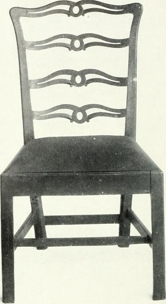 An illustration from Illustrated catalogue of a notable collection of beautiful English furniture of the XVII and XVIII centuries, 1910, leaf 325