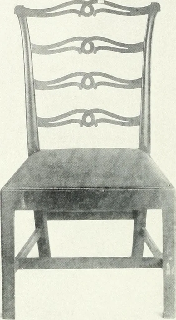 An illustration from Illustrated catalogue of a notable collection of beautiful English furniture of the XVII and XVIII centuries, 1910, leaf 327