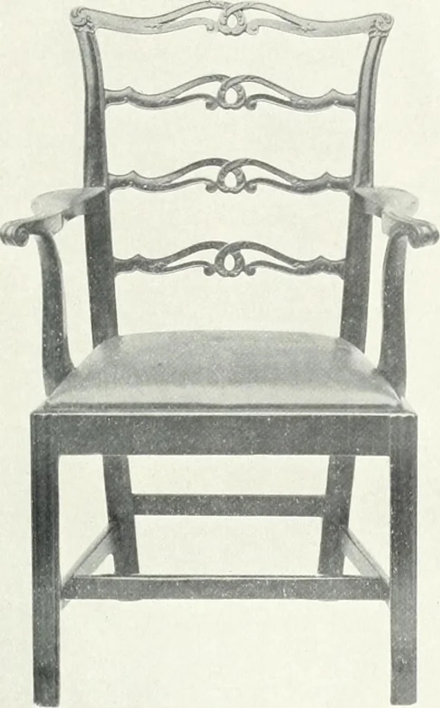 An illustration from Illustrated catalogue of a notable collection of beautiful English furniture of the XVII and XVIII centuries, 1910, leaf 328