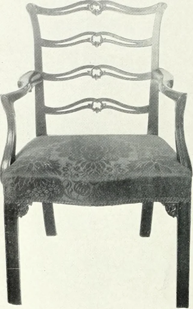 An illustration from Illustrated catalogue of a notable collection of beautiful English furniture of the XVII and XVIII centuries, 1910, leaf 329
