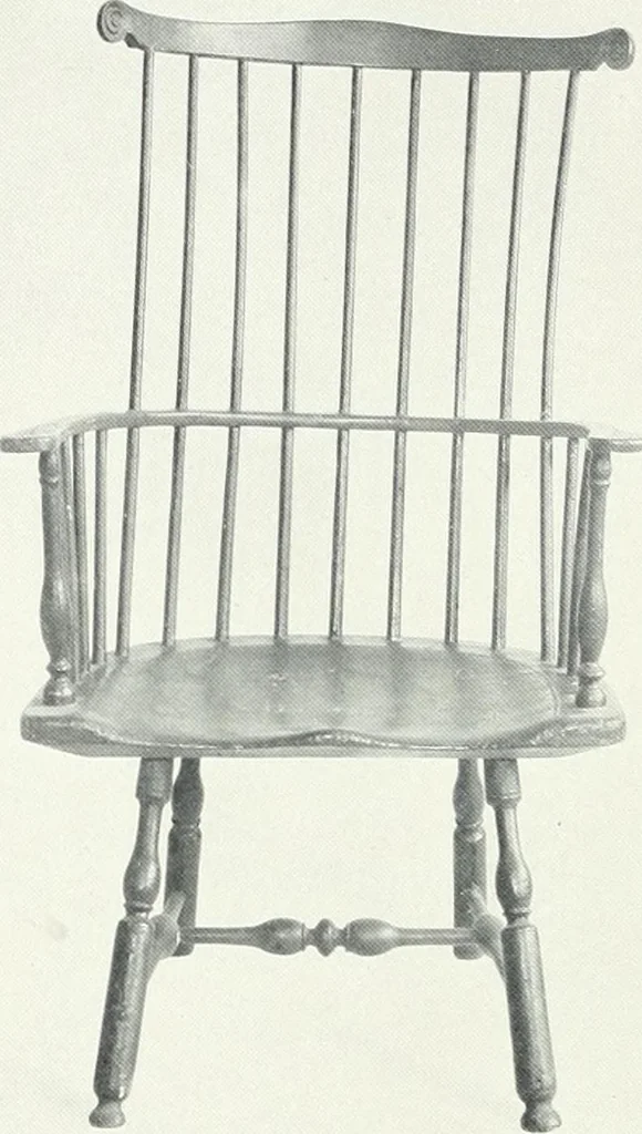 An illustration from Illustrated catalogue of a notable collection of beautiful English furniture of the XVII and XVIII centuries, 1910, leaf 33