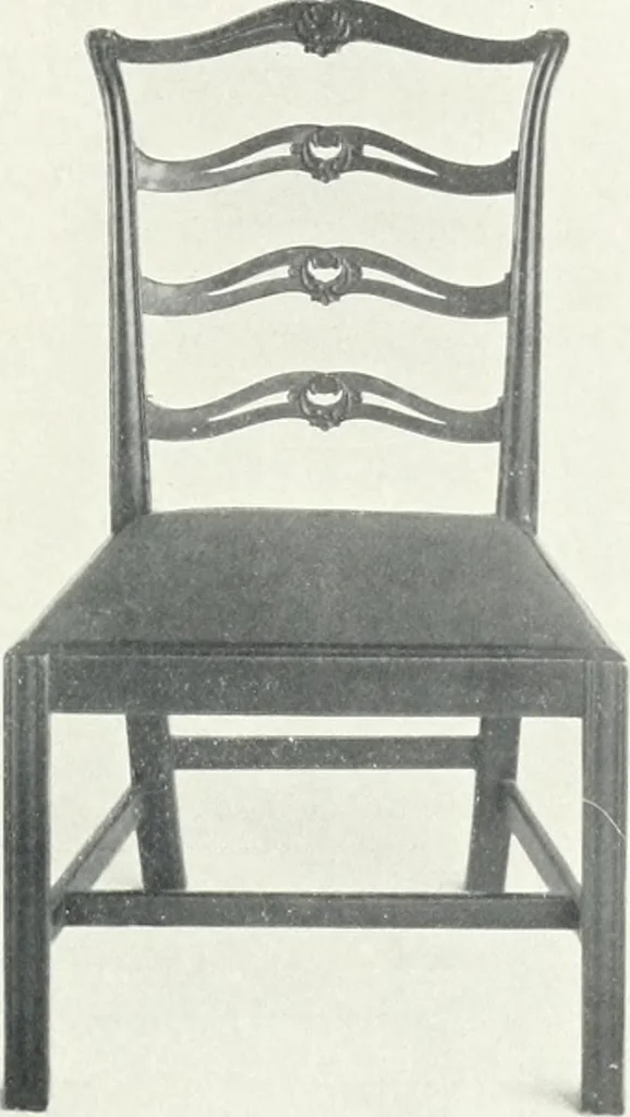 An illustration from Illustrated catalogue of a notable collection of beautiful English furniture of the XVII and XVIII centuries, 1910, leaf 332