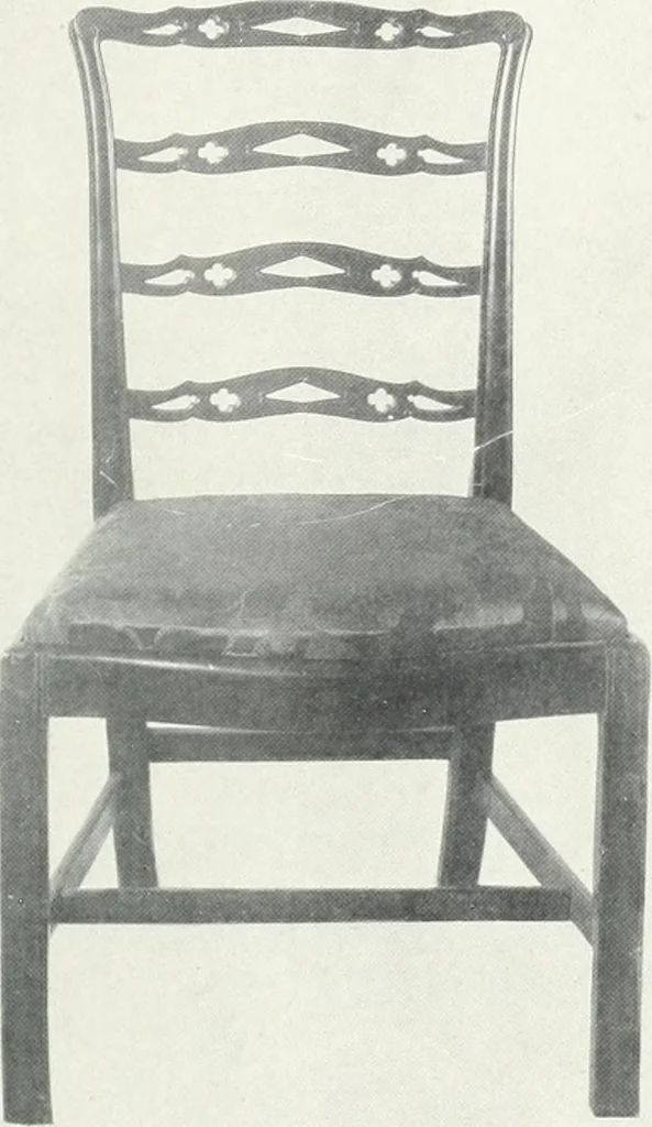 An illustration from Illustrated catalogue of a notable collection of beautiful English furniture of the XVII and XVIII centuries, 1910, leaf 334