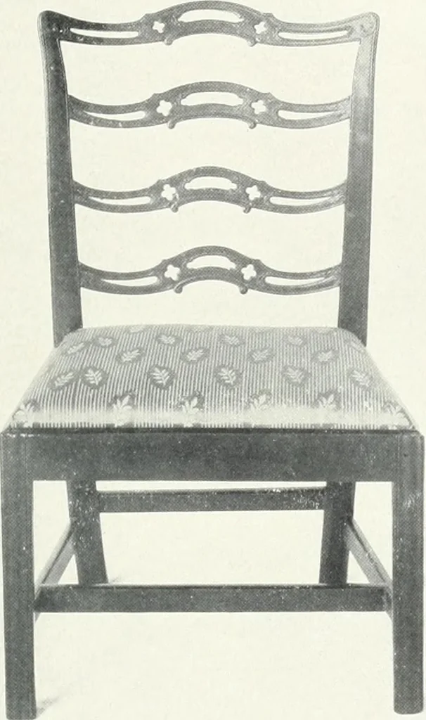 An illustration from Illustrated catalogue of a notable collection of beautiful English furniture of the XVII and XVIII centuries, 1910, leaf 336
