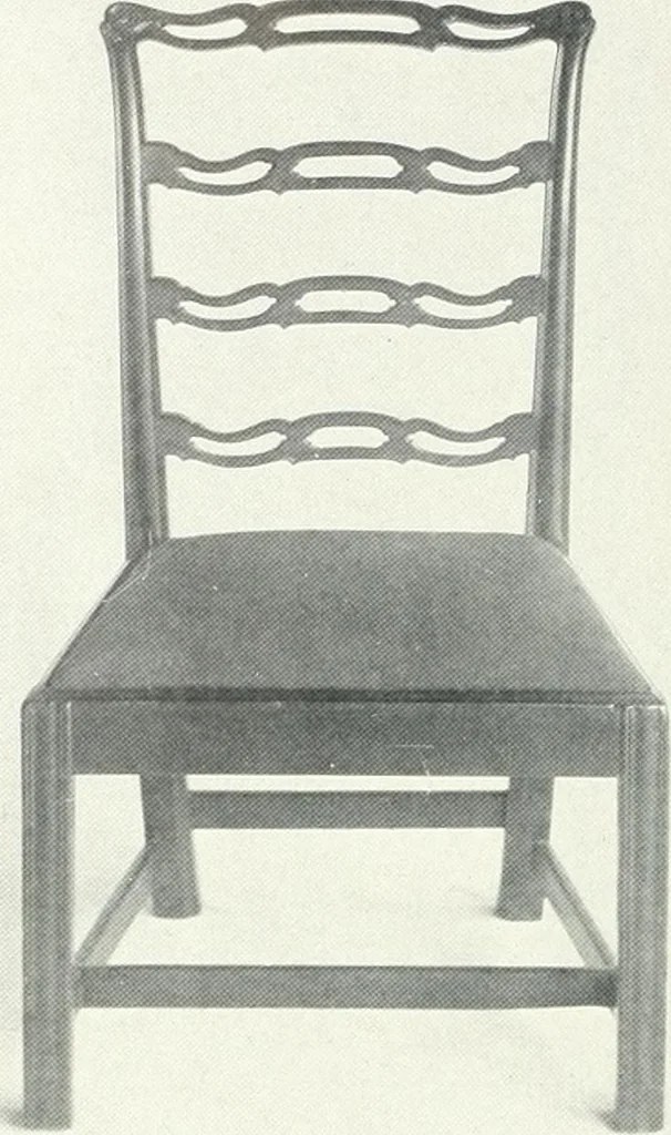 An illustration from Illustrated catalogue of a notable collection of beautiful English furniture of the XVII and XVIII centuries, 1910, leaf 337