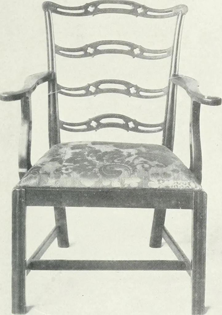 An illustration from Illustrated catalogue of a notable collection of beautiful English furniture of the XVII and XVIII centuries, 1910, leaf 338