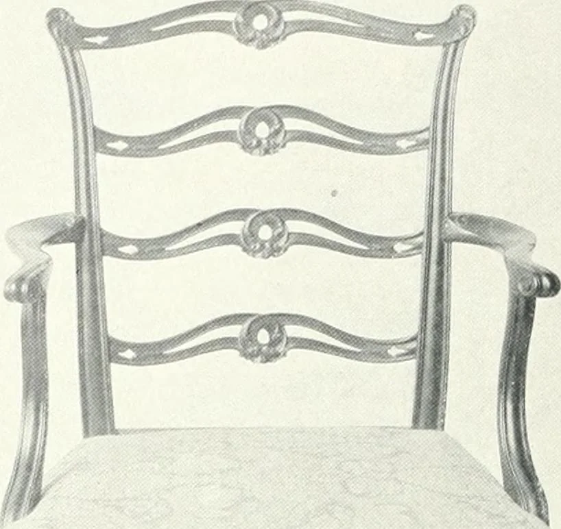 An illustration from Illustrated catalogue of a notable collection of beautiful English furniture of the XVII and XVIII centuries, 1910, leaf 343