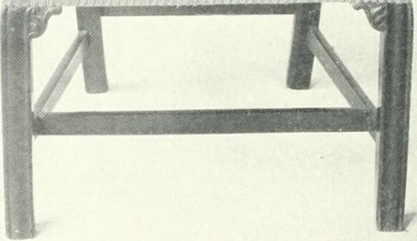 An illustration from Illustrated catalogue of a notable collection of beautiful English furniture of the XVII and XVIII centuries, 1910, leaf 343