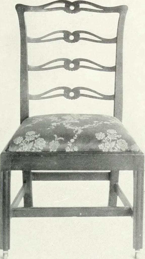 An illustration from Illustrated catalogue of a notable collection of beautiful English furniture of the XVII and XVIII centuries, 1910, leaf 344