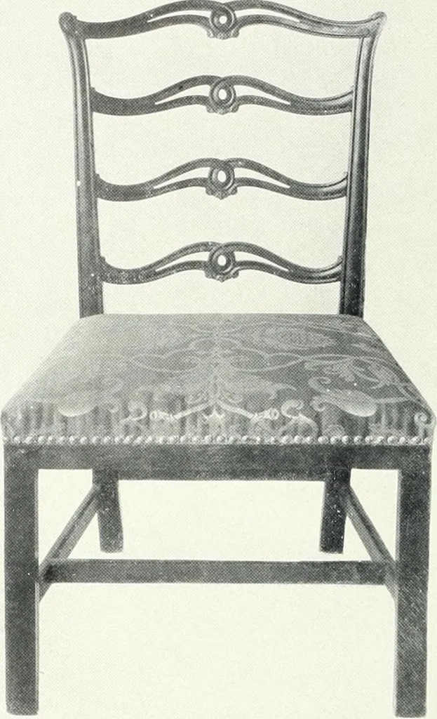 An illustration from Illustrated catalogue of a notable collection of beautiful English furniture of the XVII and XVIII centuries, 1910, leaf 345