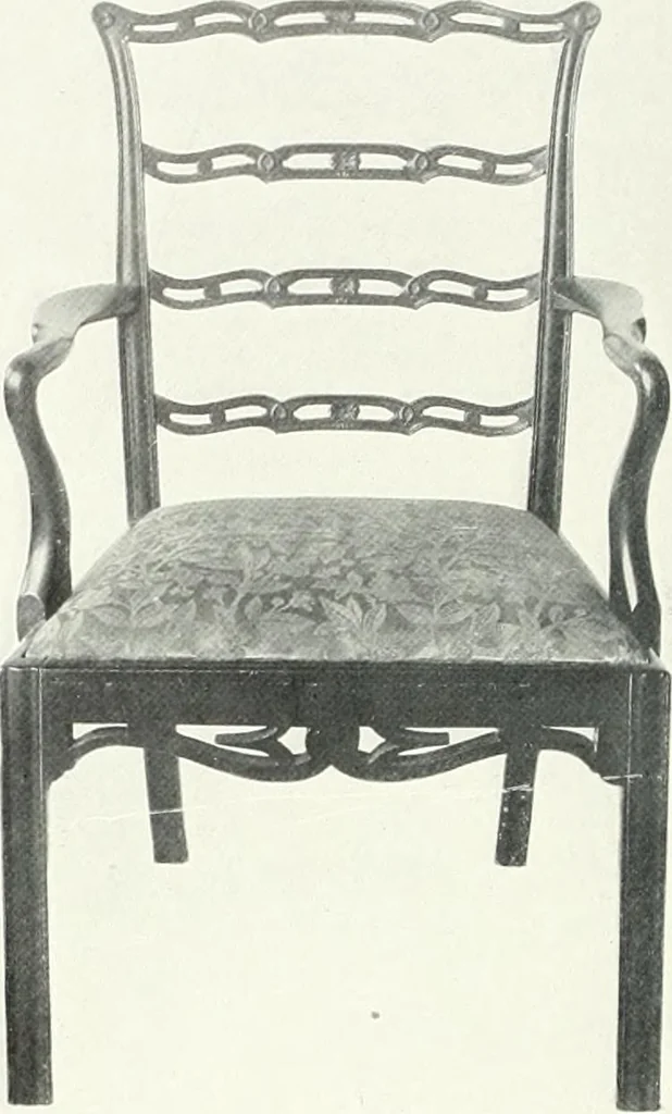An illustration from Illustrated catalogue of a notable collection of beautiful English furniture of the XVII and XVIII centuries, 1910, leaf 347
