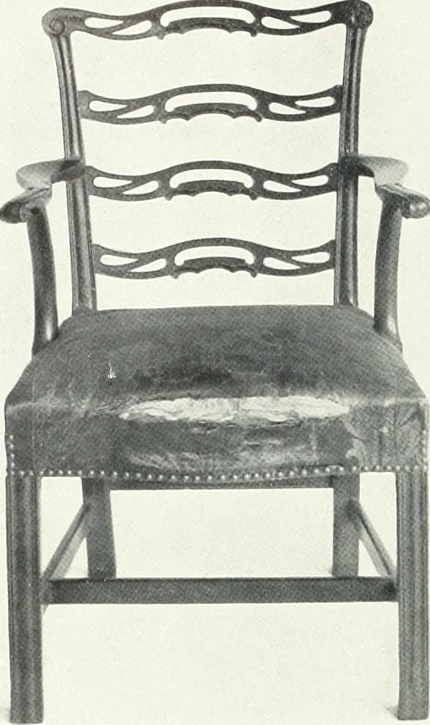 An illustration from Illustrated catalogue of a notable collection of beautiful English furniture of the XVII and XVIII centuries, 1910, leaf 349
