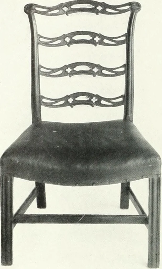 An illustration from Illustrated catalogue of a notable collection of beautiful English furniture of the XVII and XVIII centuries, 1910, leaf 351