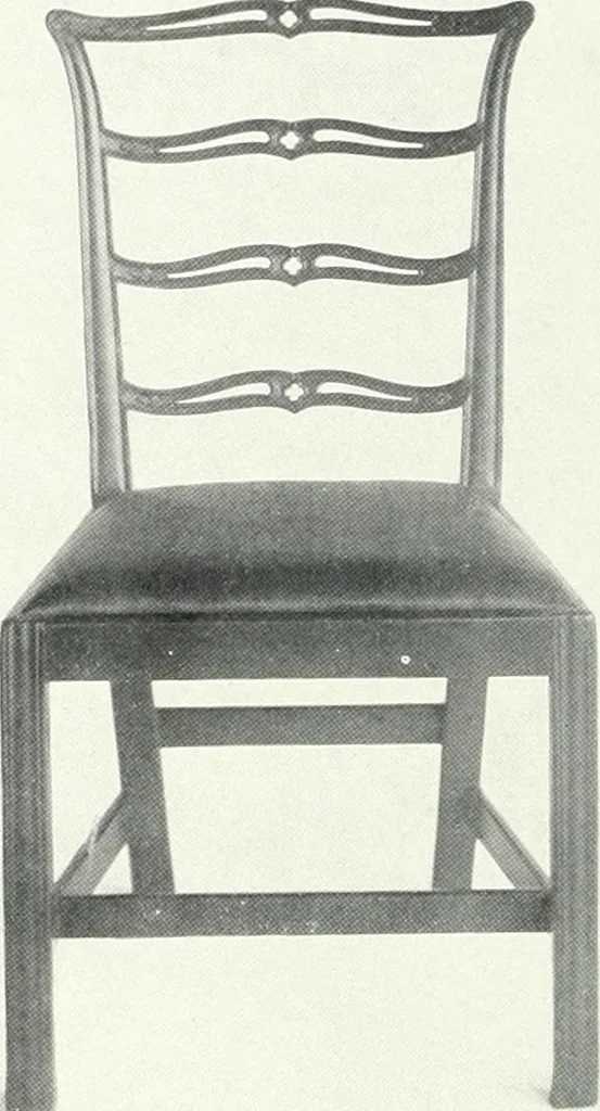 An illustration from Illustrated catalogue of a notable collection of beautiful English furniture of the XVII and XVIII centuries, 1910, leaf 353