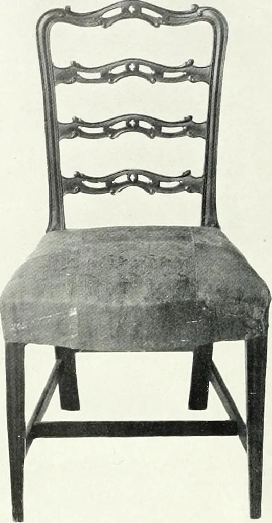An illustration from Illustrated catalogue of a notable collection of beautiful English furniture of the XVII and XVIII centuries, 1910, leaf 355