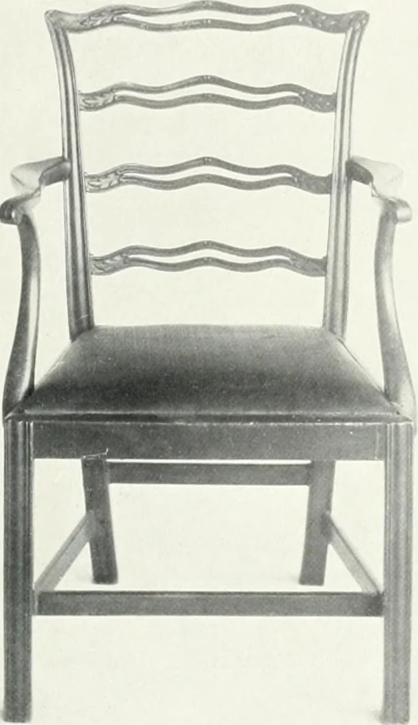 An illustration from Illustrated catalogue of a notable collection of beautiful English furniture of the XVII and XVIII centuries, 1910, leaf 356
