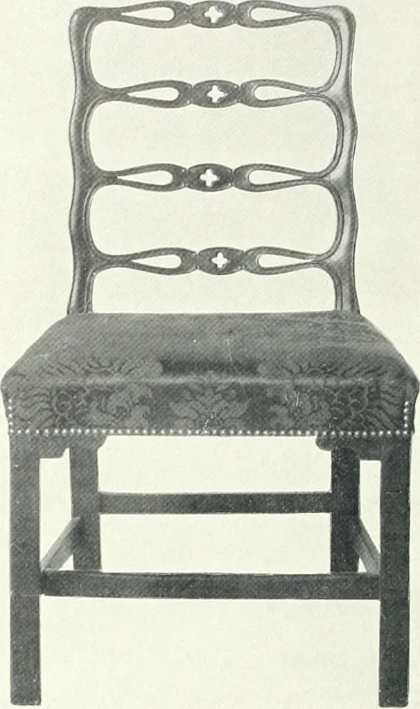 An illustration from Illustrated catalogue of a notable collection of beautiful English furniture of the XVII and XVIII centuries, 1910, leaf 357