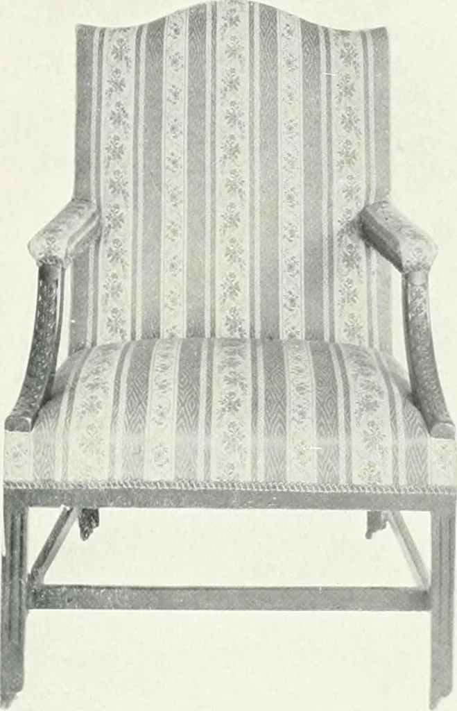 An illustration from Illustrated catalogue of a notable collection of beautiful English furniture of the XVII and XVIII centuries, 1910, leaf 358