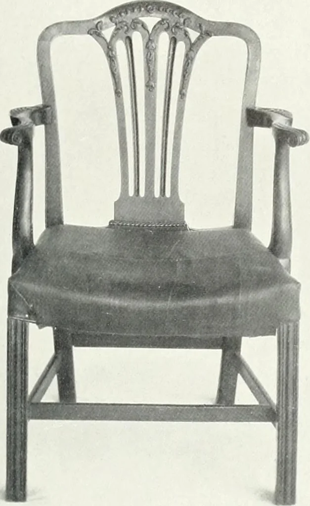 An illustration from Illustrated catalogue of a notable collection of beautiful English furniture of the XVII and XVIII centuries, 1910, leaf 360