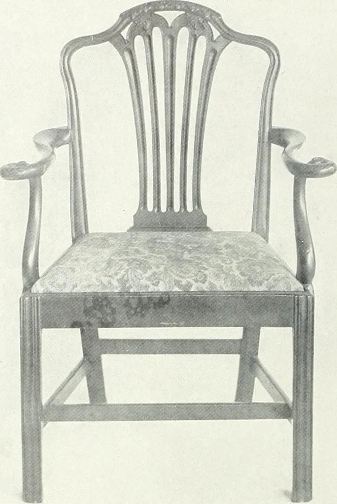 An illustration from Illustrated catalogue of a notable collection of beautiful English furniture of the XVII and XVIII centuries, 1910, leaf 361