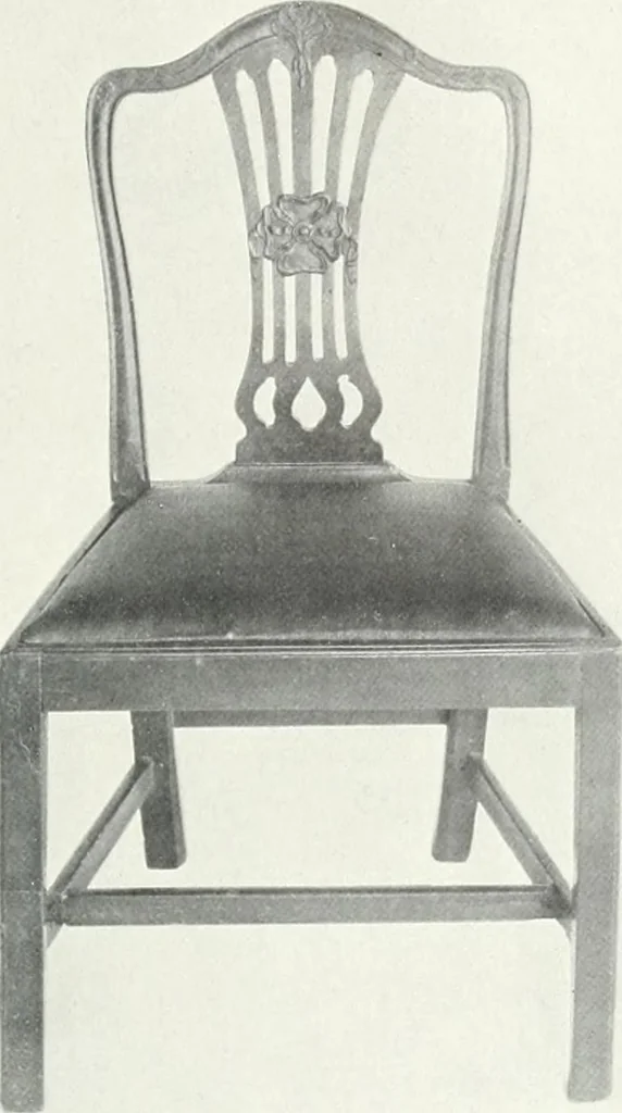 An illustration from Illustrated catalogue of a notable collection of beautiful English furniture of the XVII and XVIII centuries, 1910, leaf 362
