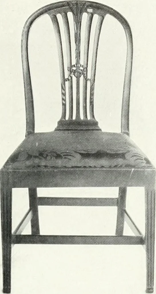 An illustration from Illustrated catalogue of a notable collection of beautiful English furniture of the XVII and XVIII centuries, 1910, leaf 364