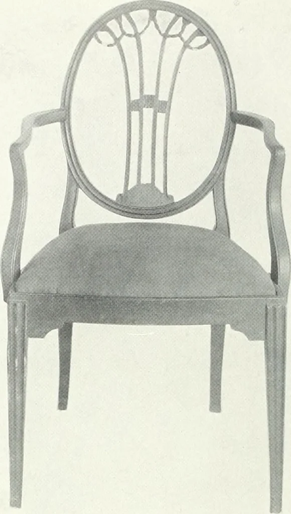 An illustration from Illustrated catalogue of a notable collection of beautiful English furniture of the XVII and XVIII centuries, 1910, leaf 369