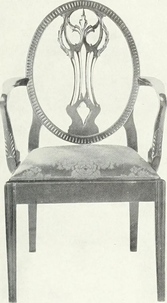 An illustration from Illustrated catalogue of a notable collection of beautiful English furniture of the XVII and XVIII centuries, 1910, leaf 370