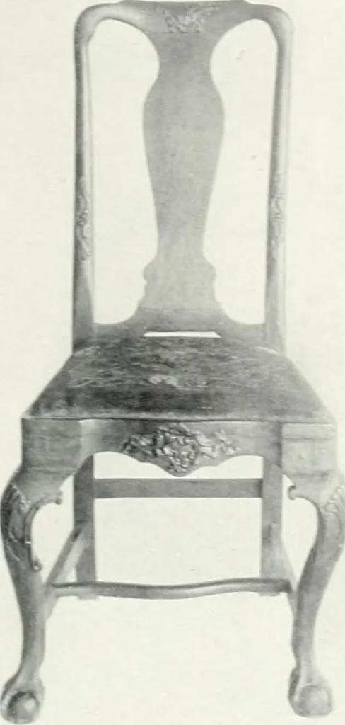 An illustration from Illustrated catalogue of a notable collection of beautiful English furniture of the XVII and XVIII centuries, 1910, leaf 378