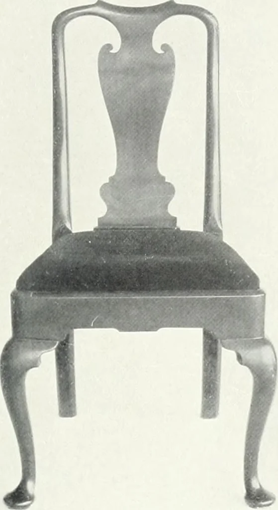 An illustration from Illustrated catalogue of a notable collection of beautiful English furniture of the XVII and XVIII centuries, 1910, leaf 382