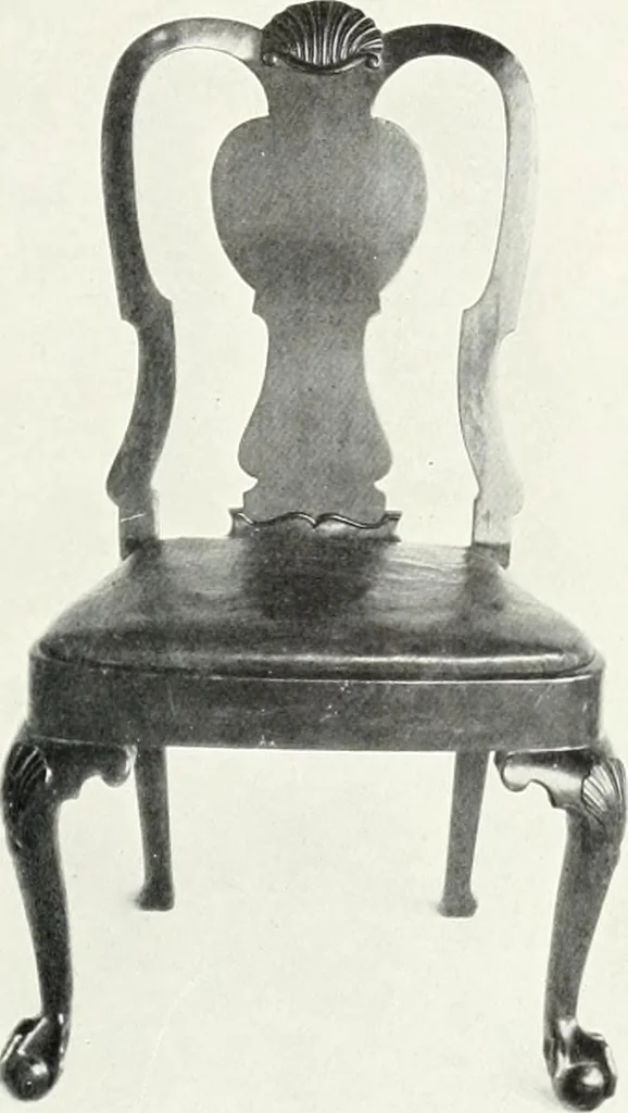 An illustration from Illustrated catalogue of a notable collection of beautiful English furniture of the XVII and XVIII centuries, 1910, leaf 384